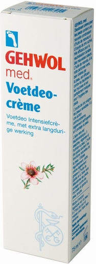 Gehwol Deodorant Crème Voet 75ml | Transpiratie - Warme voeten