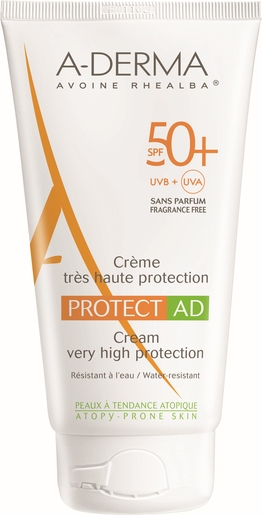 A-Derma Protect AD Crème IP50+ 150ml | Zonnebescherming