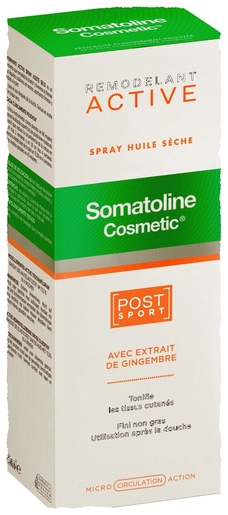 Somatoline Cosmetic Active Post Sport Huile Sèche 150ml | Minceur - Fermeté - Ventre plat