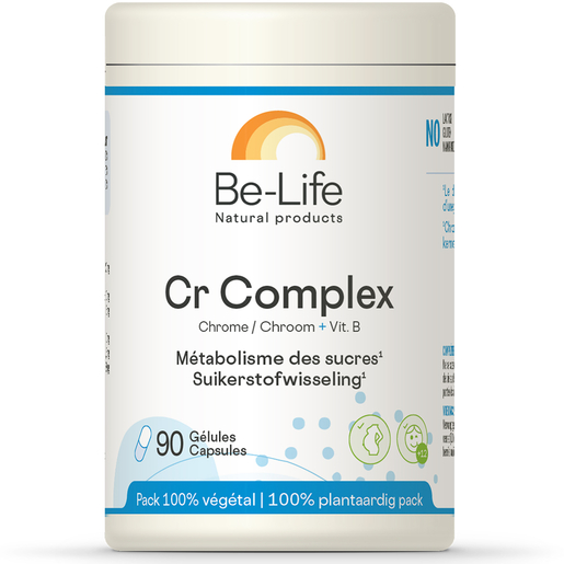 Be-Life Cr Complex 90 Gélules | Chrome