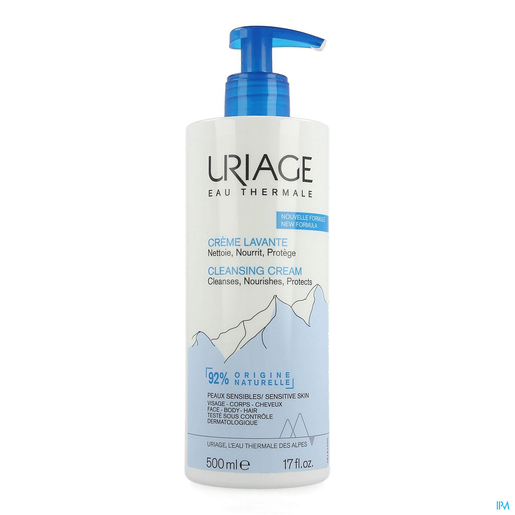 Uriage Reinigingscrème 500 ml | Droge huid - Hydratatie