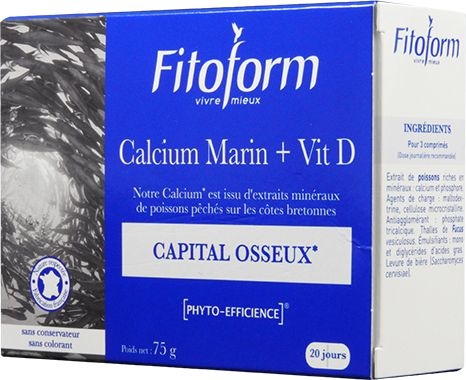 Calcium Marin 60 Comprimés | Ménopause
