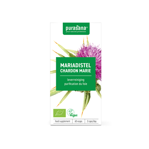 Purasana Chardon Marie 60 Capsules | Flore intestinale