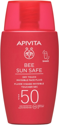 Apivita Dry Touch Invisible Face Fluid Light IP50 50ml | Produits solaires