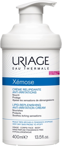 Uriage Xemose Crème Relipidante Anti-Irritations 400ml | Irritations cutanées