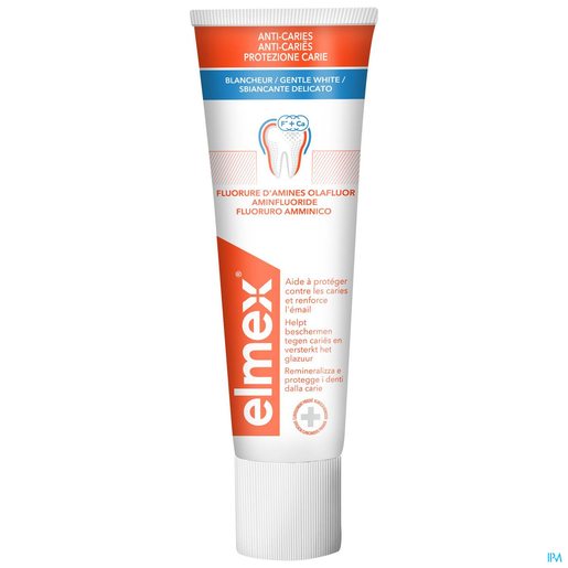 Elmex Tandpasta Witte Tanden Tegen Cariës 75 ml | Tandpasta's - Tandhygiëne
