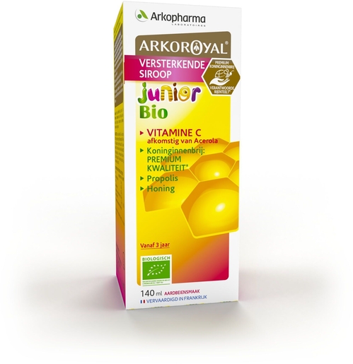Arkoroyal Versterkende Siroop Junior Bio 140 ml | Natuurlijk afweersysteem - Immuniteit
