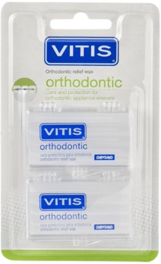 Vitis Orthodontic Wax Blister 2 Doosjes | Verzorging van prothesen en apparaten