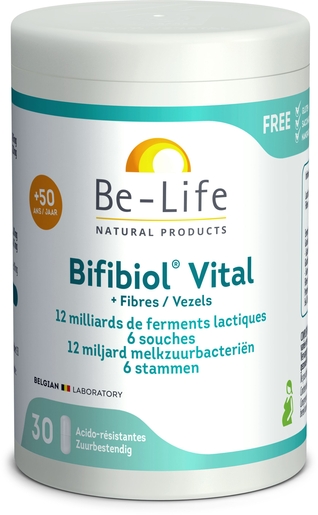 Be-Life Bifibiol Vital 50+ 30 Capsules | Probiotica - Prebiotica