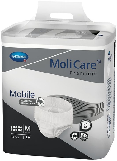 MoliCare Premium Mobile 10 Drops 14 Slips Maat Medium | Verbanden - Slips - Broekjes