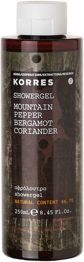 Korres Douchegel Moutain Pepper 250 ml | Bad - Douche
