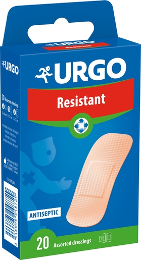 URGO Resistent Set van 20 Pleisters | Verbanden - Pleisters - Banden