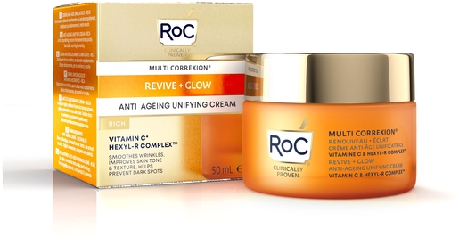 Roc Multi Correxion Renewal + Radiance Rijke Antiverouderende Crème 50 ml | Antirimpel