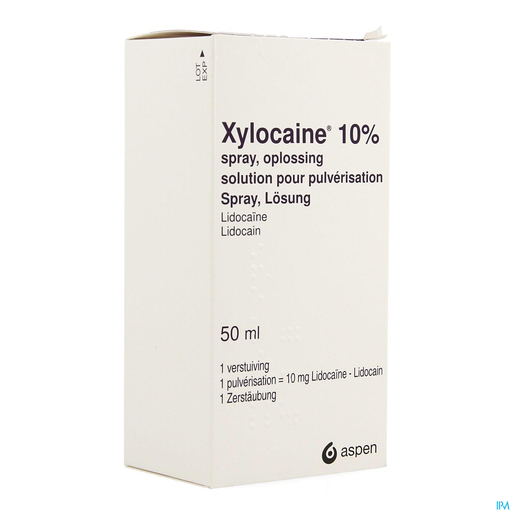 Xylocaïne 10% Spray 50ml | Lokale verdovingsmiddelen