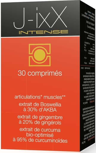 J-ixX Intense 30 Comprimés | Articulations - Arthrose