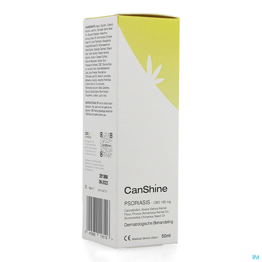 CBX CanShine Crème CBD Psoriasis 50 ml | Speciale zorgen