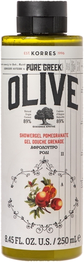 Korres Douchegel Olijf Granaatappel 250 ml | Bad - Douche