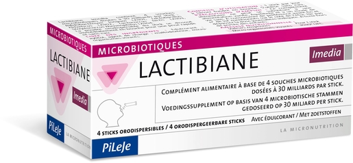 Lactibiane Imedia 4 Sticks | Probiotica - Prebiotica