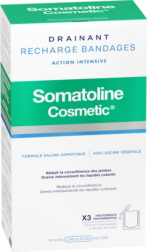 Somatoline Cosmetic Vochtafdrijvende Verbanden Navulset 3 Behandelingen | Afslanken