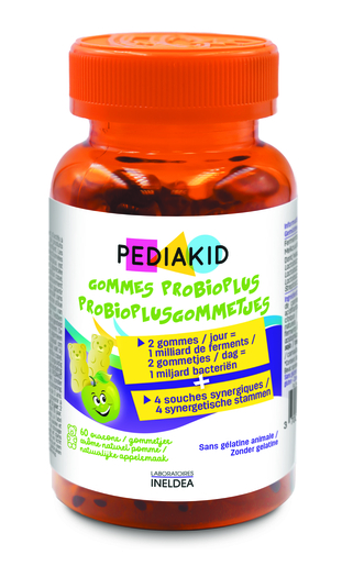Pediakid Gummies Probiotiques 60 Gommes A Mâcher | Probiotiques - Prébiotiques
