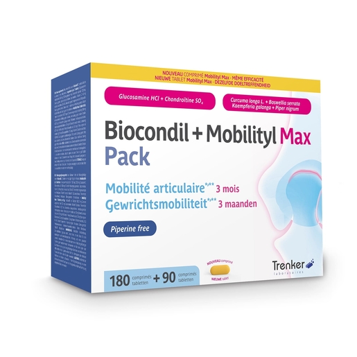Biocondil + Mobilityl Max 180 + 90 Comprimés | Articulations