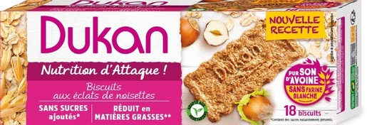Dukan Biscuits Noisettes 225g | Gewichtscontrole