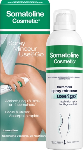 Somatoline Cosmetic Spray Afslankend Use&amp;Go 200ml | Afslanken - Stevigheid - Platte buik
