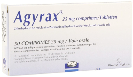 Agyrax 50 Comprimés | Nausées - Vomissements - Digestion