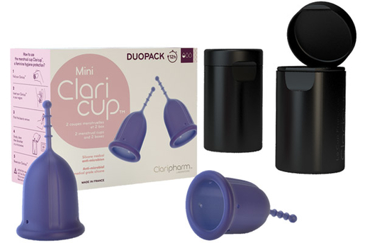 Claricup Coupelle Menstruelle Taille 0 Duo Pack | Tampons - Protège-slips