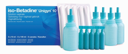 iso-Betadine Unigyn 10% Solution Vaginale 5 Monodoses + 5 Canules | Gynécologie