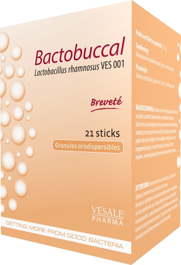 Bactobuccal 21 Sticks | Probiotiques - Prébiotiques