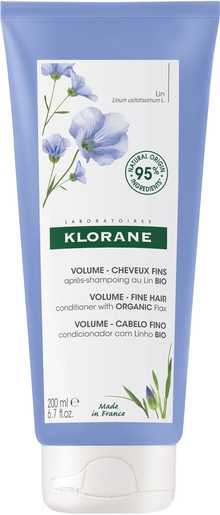 Klorane Haarbalsem Conditioner met Biolijnzaad 200 ml | Haarverzorging