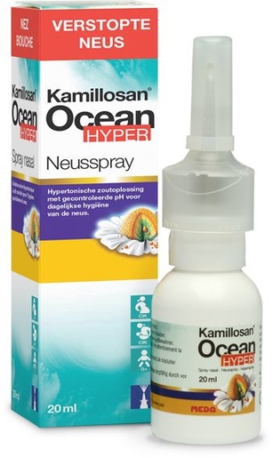 Kamillosan Ocean Spray Nasal Hypertonique 20ml | Nettoyage du nez