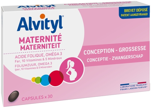 Alvityl Maternité Grossesse 3x30 Comprimés (2+1 Gratuit) | vitamines grossesse