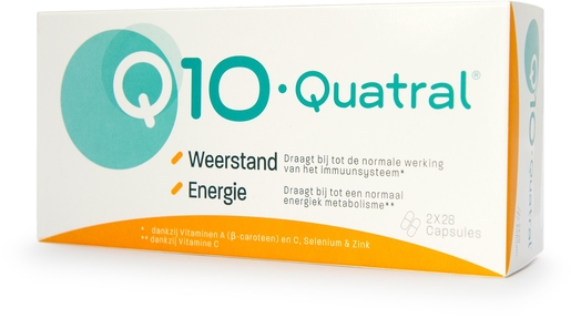 Q10 Quatral 2x28 Capsules | Natuurlijk afweersysteem - Immuniteit