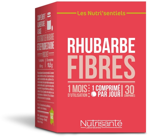 Rhubarbe Fibres Comp 30 | Minceur et perte de poids