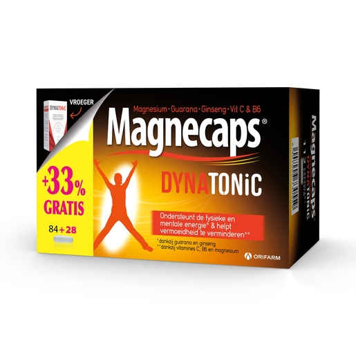 Magnecaps Dynatonic 84 Capsules + 28 Capsules | Vitamine B