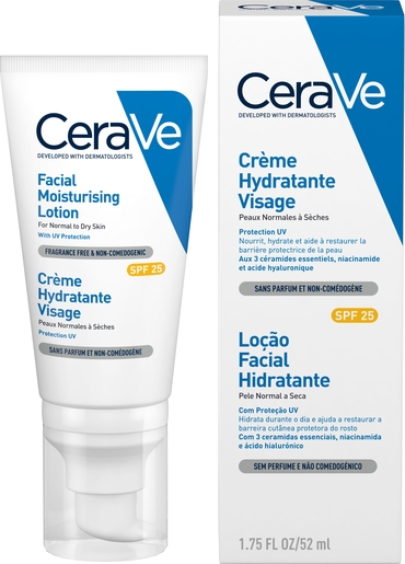 CeraVe Crème Hydratante Visage IP25 52ml | Hydratation - Nutrition