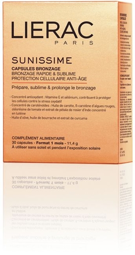 Lierac Sunissime Bronzage 30 Capsules | Soleil - Bronzage