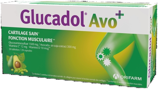 Glucadol AVO+ 28 Comprimés + 28 Gélules | Articulations - Arthrose