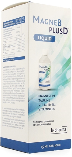 Magne B Plus D Liquid 500ml | Vitamines B