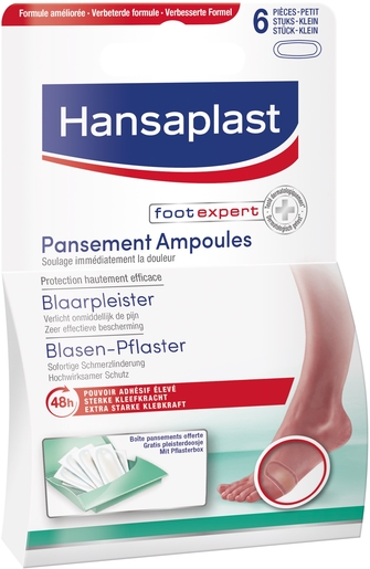 Hansaplast Foot Expert 6 Pansements Ampoules (Petite Taille) | Ampoules