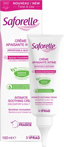 Saforelle Crème Apaisante Hydratante Intime 100ml | Hygiène Intime