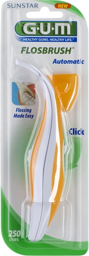GUM Flosbrush Automatic | Tandfloss - Interdentale borsteltjes