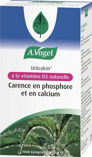 A. Vogel Urticalcin + Vitamines D 1000 Comprimés | Confort osseux - Ostéoporose