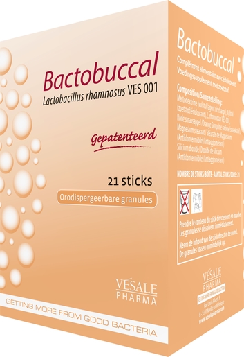 Bactobuccal 21 Sticks | Probiotica - Prebiotica