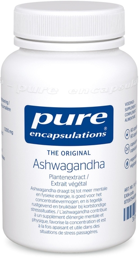 Ashwagandha Plantenextract 60 Capsules | Stress - Ontspanning