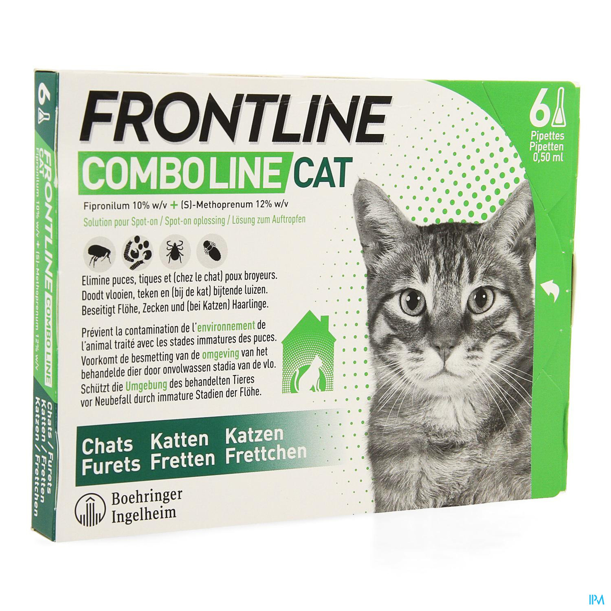 Reizende handelaar Tegen de wil prototype FRONTLINE Combo Line Cat 6P | Geneesmiddelen voor katten
