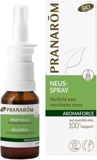 Pranarôm Aromaforce Neusspray Bio 15ml | Bioproducten