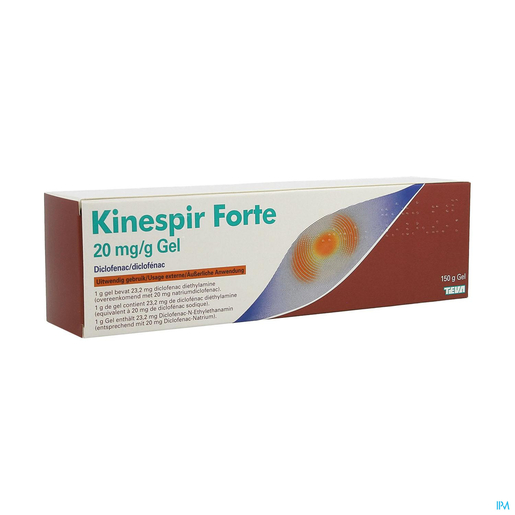Kinespir Forte 20mg/g Gel 150g | Muscles - Articulations - Courbatures